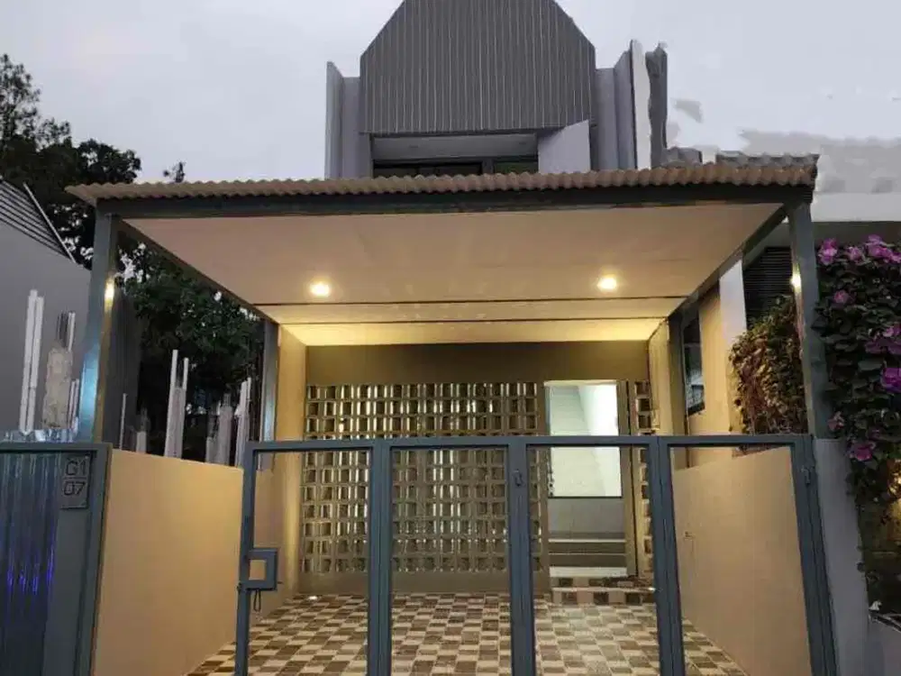 Rumah Baru Modern Dekat Stasiun Rawabuntu di Griya Loka BSD