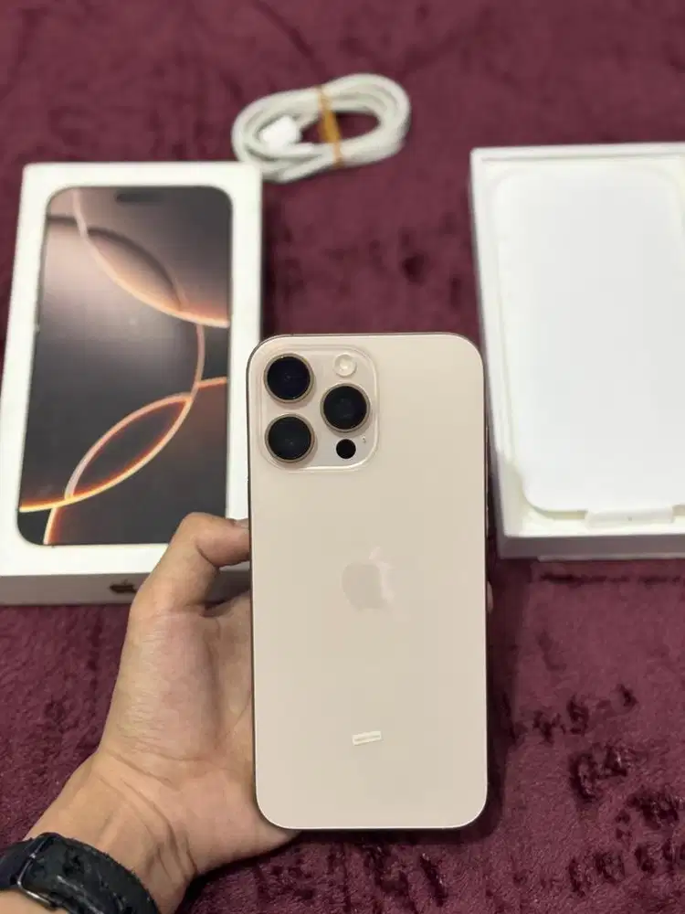 IPHONE 16 PRO MAX 256GB RESMI IBOX FULL ORI MULUS LIKE NEW