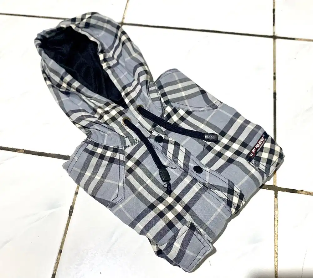 [ PRELOVED ] Unisex Kemeja Hoodie || Kemeja Kupluk