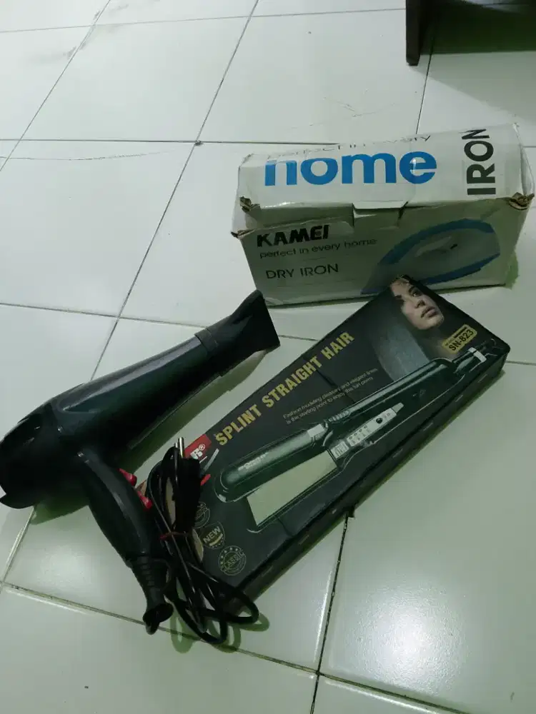 Catokan, Hairdryer, Setrikaan