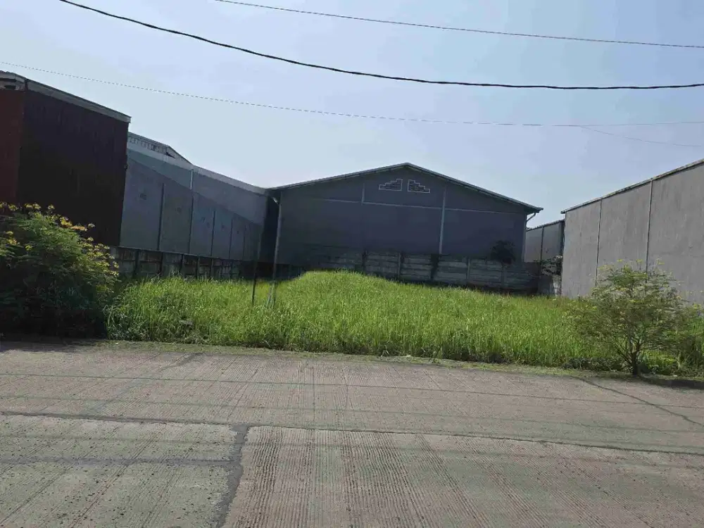 kavling kotak 20x30m² di pergudangan Sigma Kartika Gunung Sindur harga 3,5juta/m²