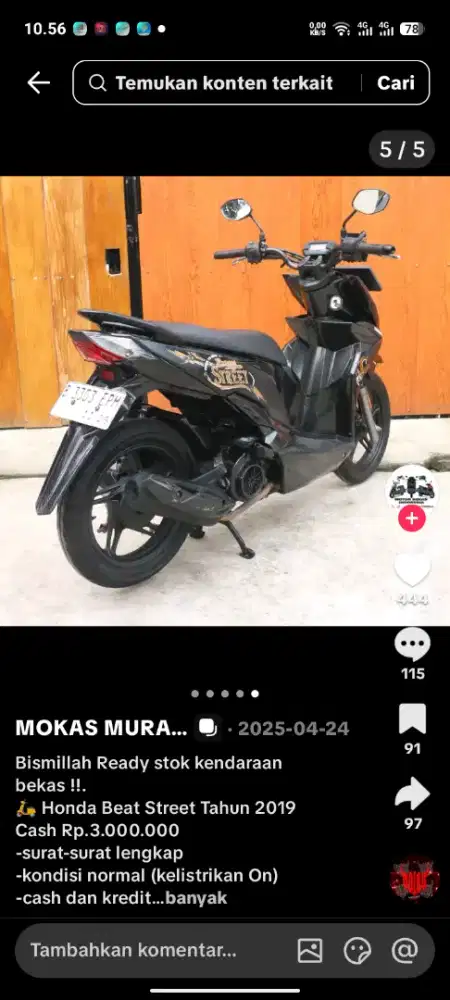 Honda vario 125 std