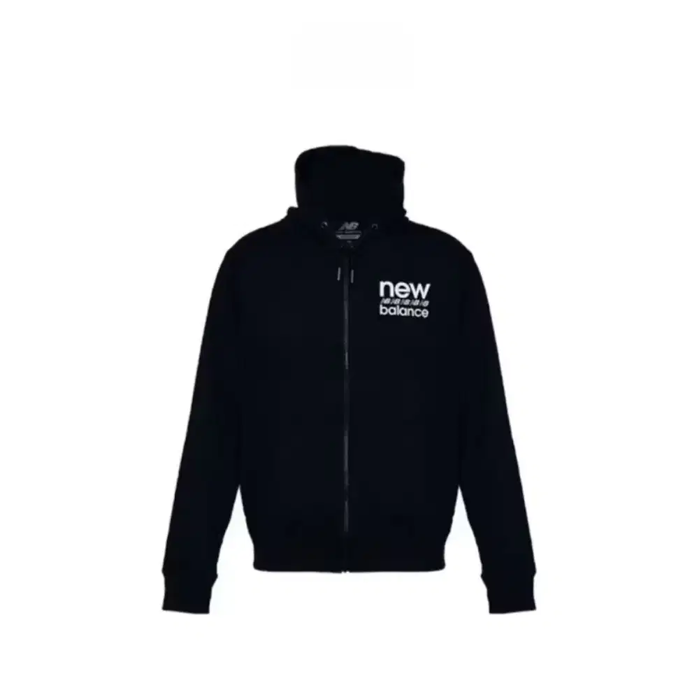 Jaket New Balance Size XXL Original Black Hoodie Men Jacket 2XL