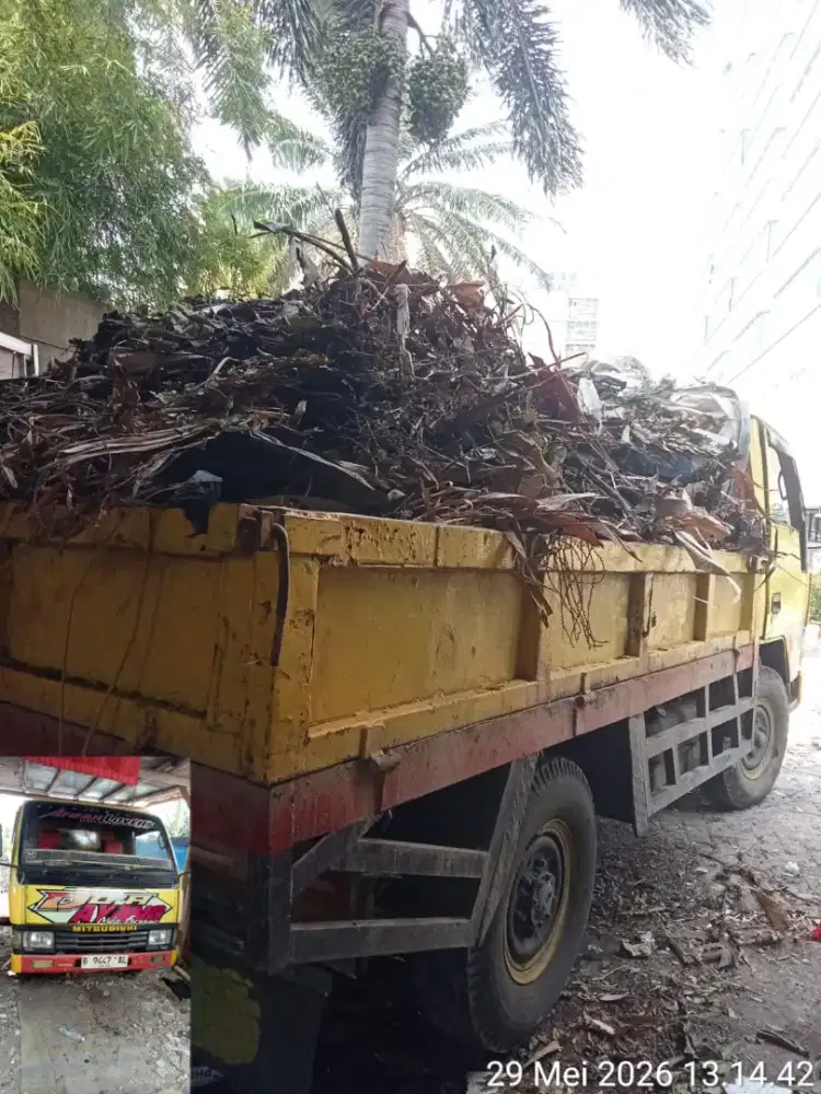 Jasa buang puing dan pengurugan