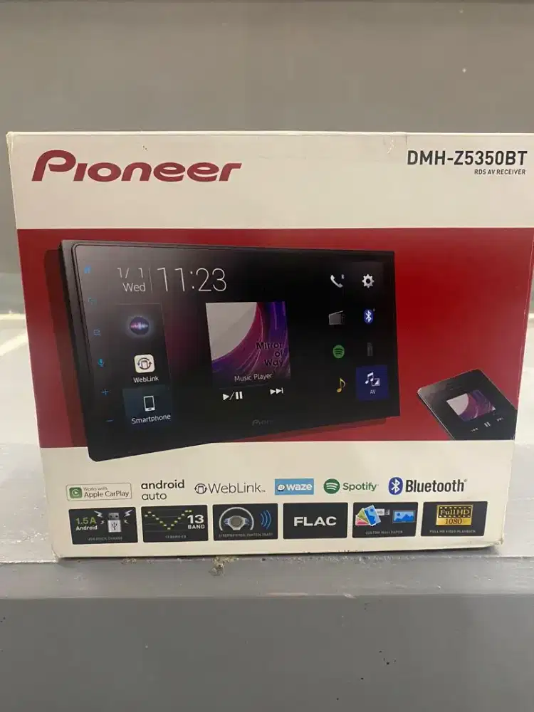 Head unit Pioneer seri dmh z350t tv touchscreen mobil
