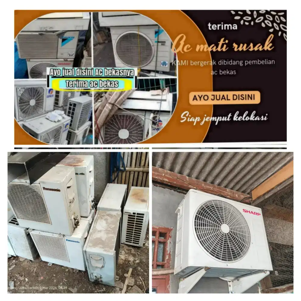 Terima ac bekas rusak