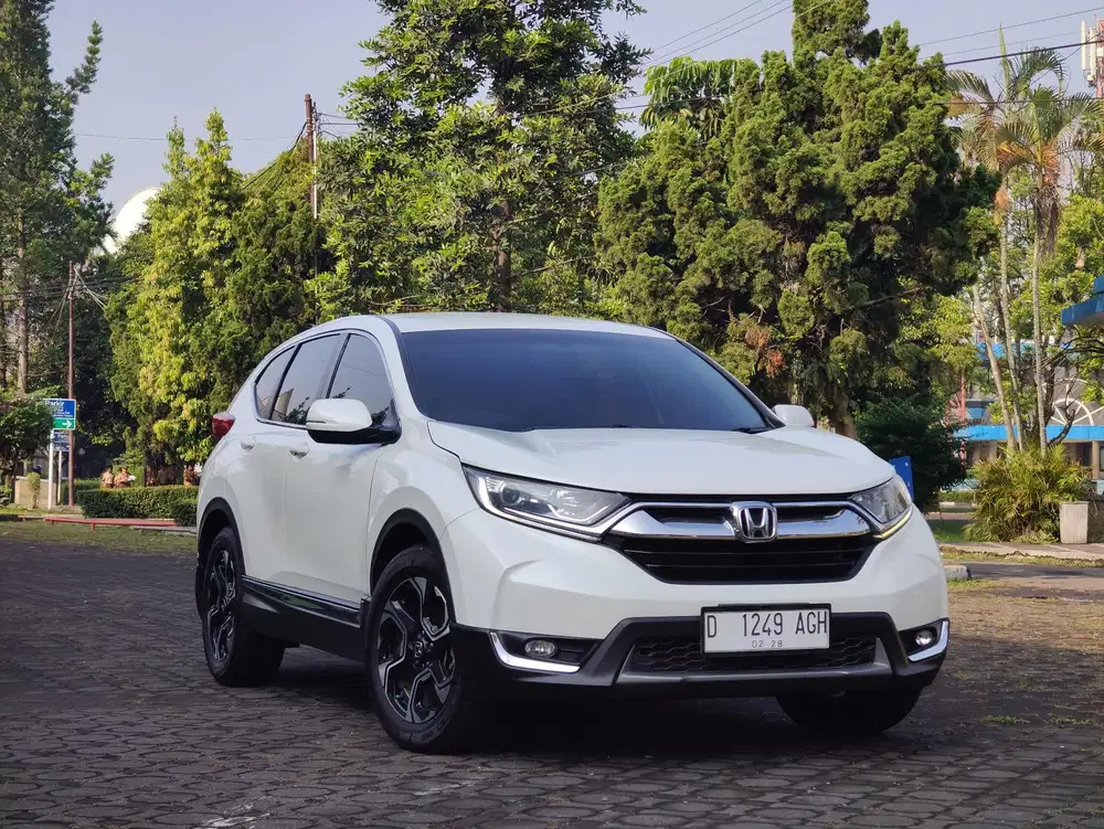 Crv Turbo Non Prestige 2017 Putih Km56rb Original Record Honda