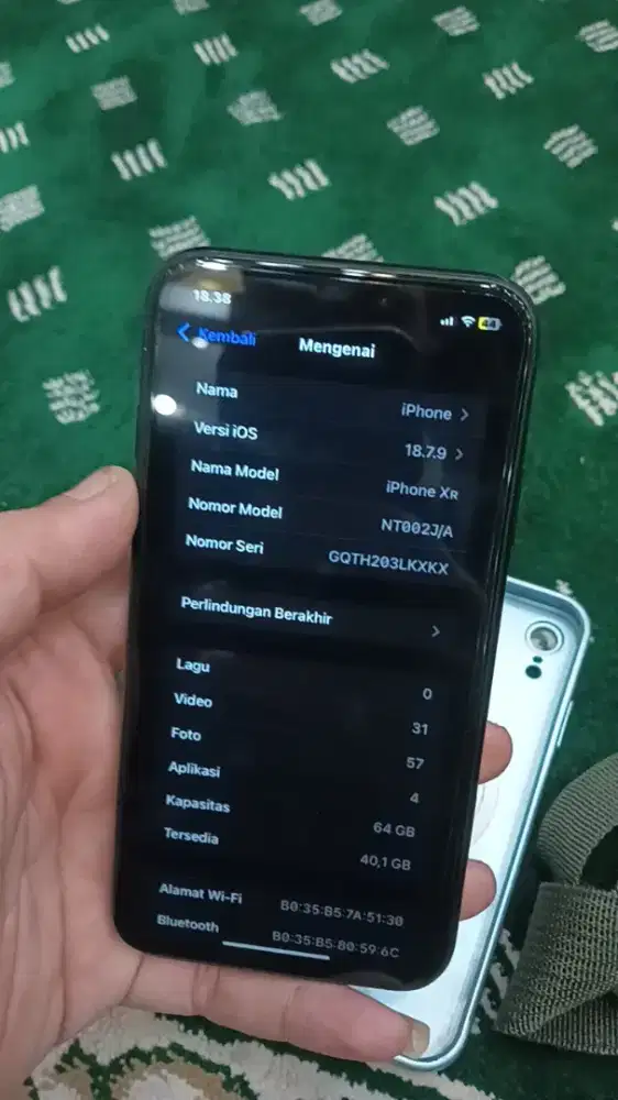 iPhone XR 64 gb eks jpn BH80% lengkap