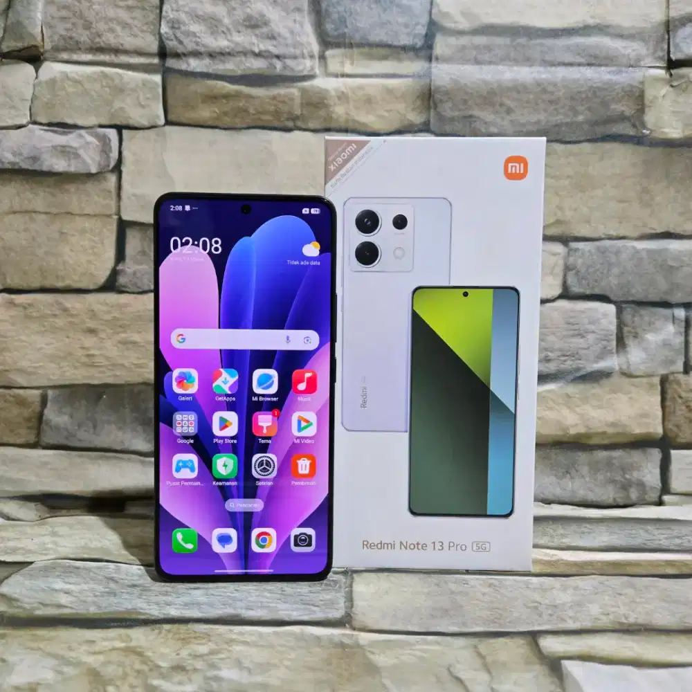 Xiaomi Redmi Note 13 Pro 5G 8/256 Black Fulset segel mulus 98%
