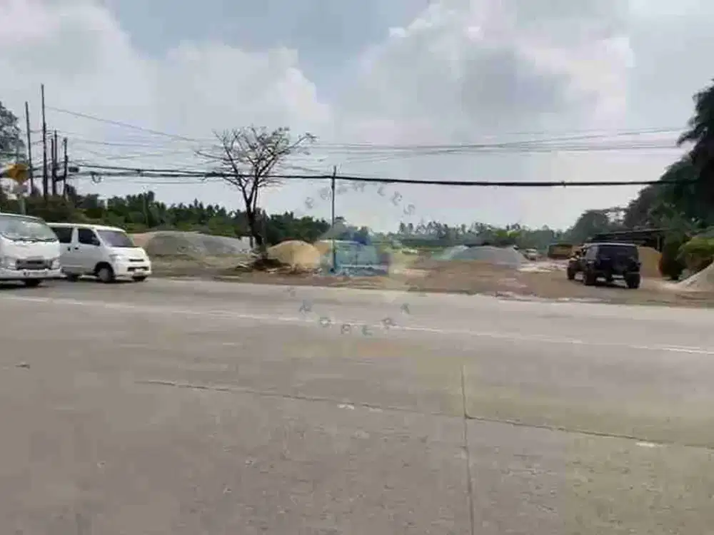 Di Jual Tanah di Bunder Cikupa jln Raya Pantura Serang JKT Tangerang Banten