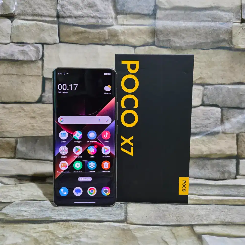 Poco X7 12/512 Silver Fulset segel mulus 95% Garansi panjang