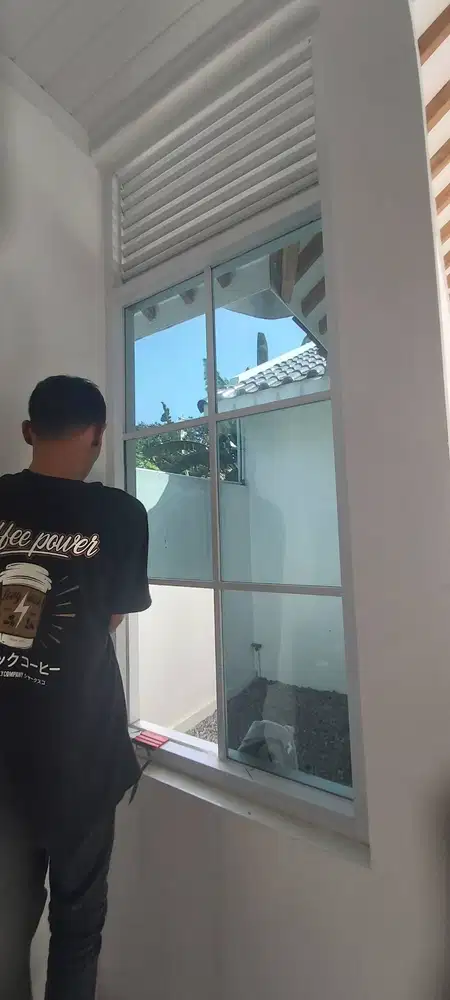 Kaca film perumahan anti panas & silau stiker kaca kantor toko ruko