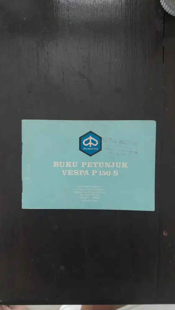 Buku petunjuk vespa vintage