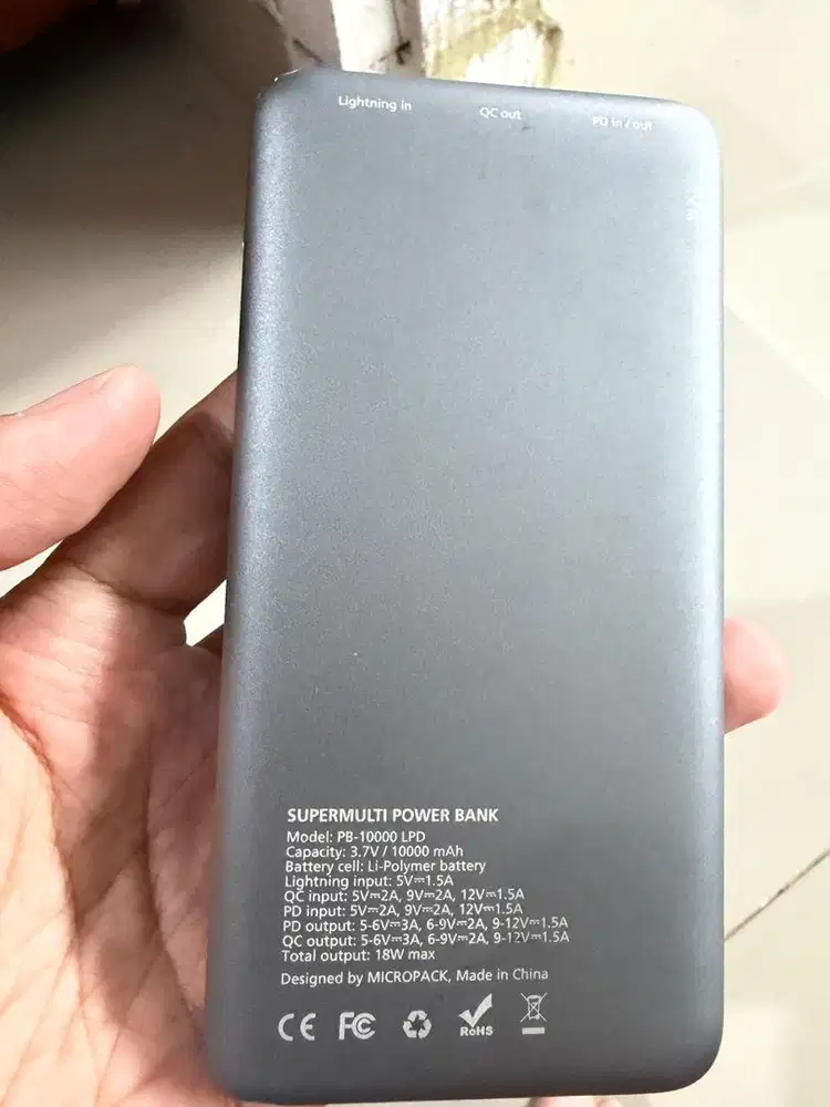 Power Bank 10.000 mAh
