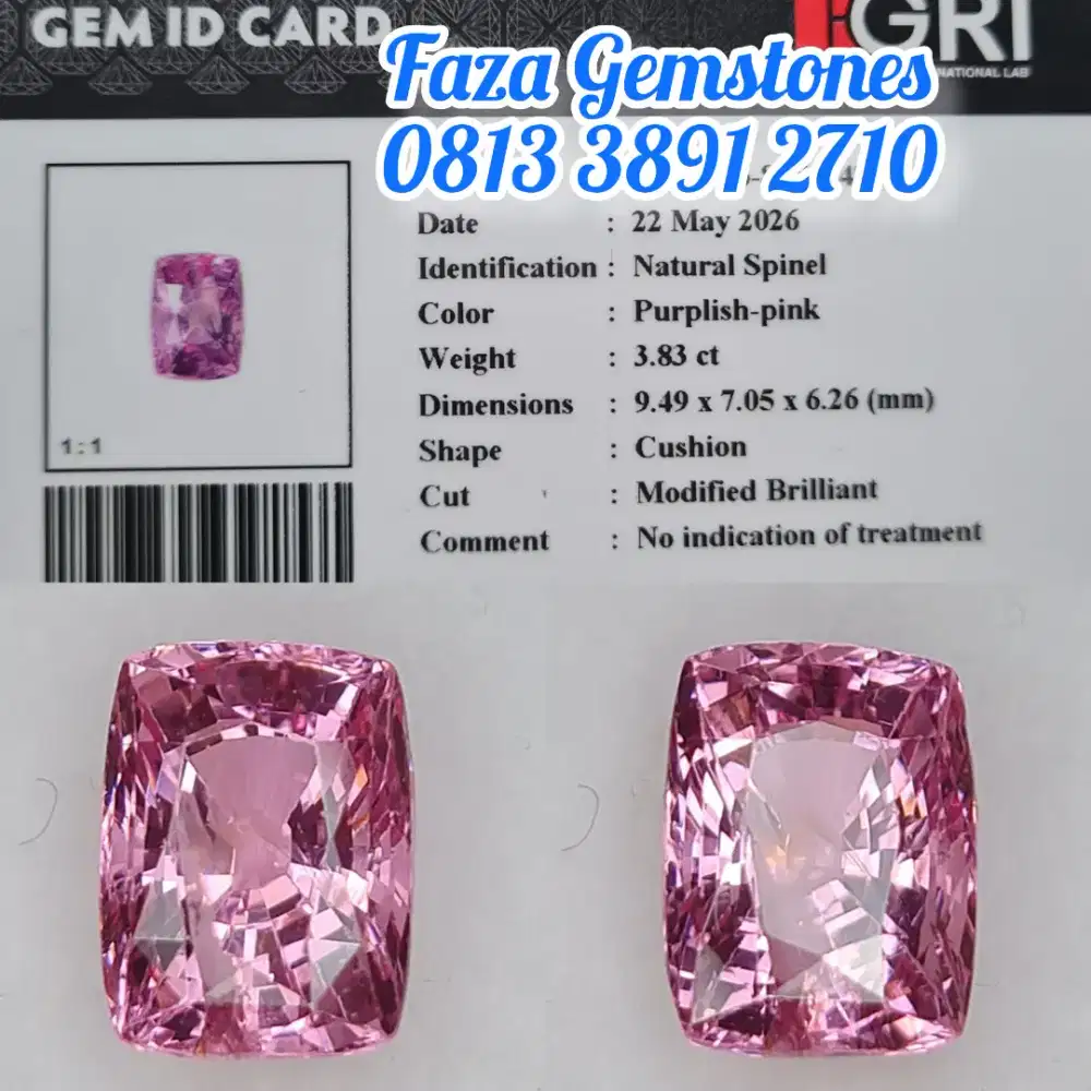 Jewelry Quality Hot Pink Spinel, Almost Clean, Sparkling Luster
