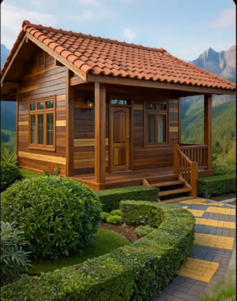 rumah gasebo kayu jati