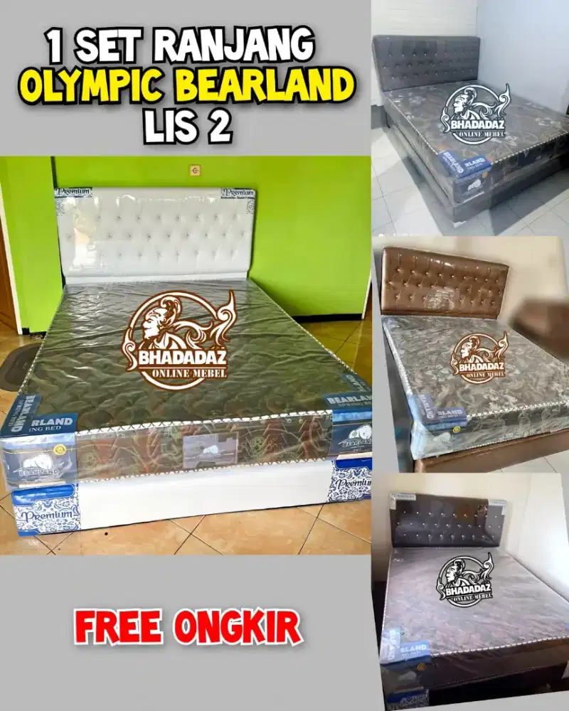 1 Set Ranjang Olympic Bearland Lis 2