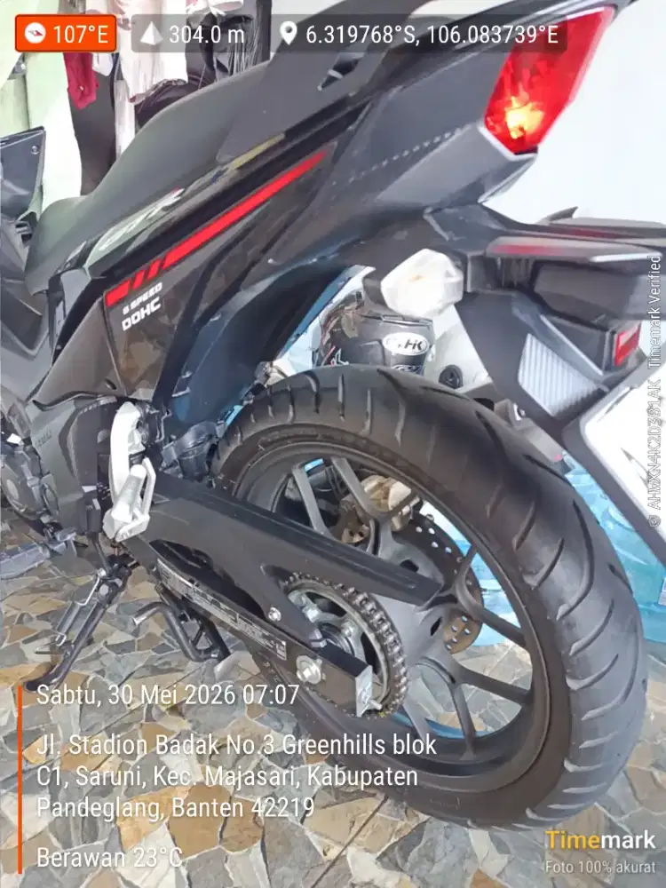 Supra GTR 150 Hitam