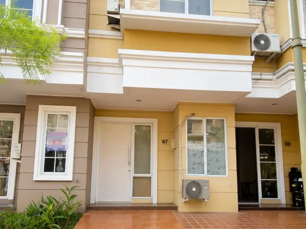 Dijual Rumah Semi Furnish di Cluster Amarillo Gading Serpong, Tangerang