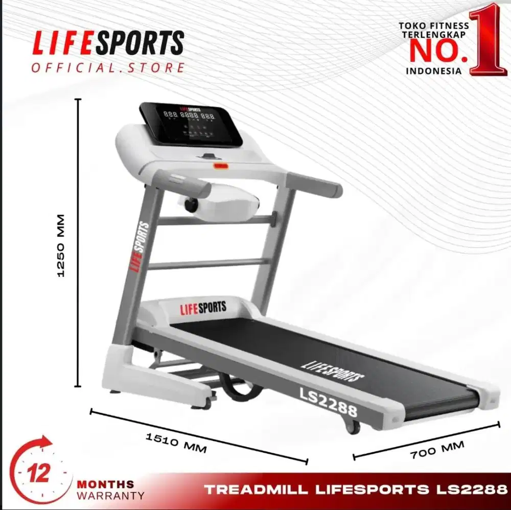 TREADMILL LIFE SPORTS LS 2288
