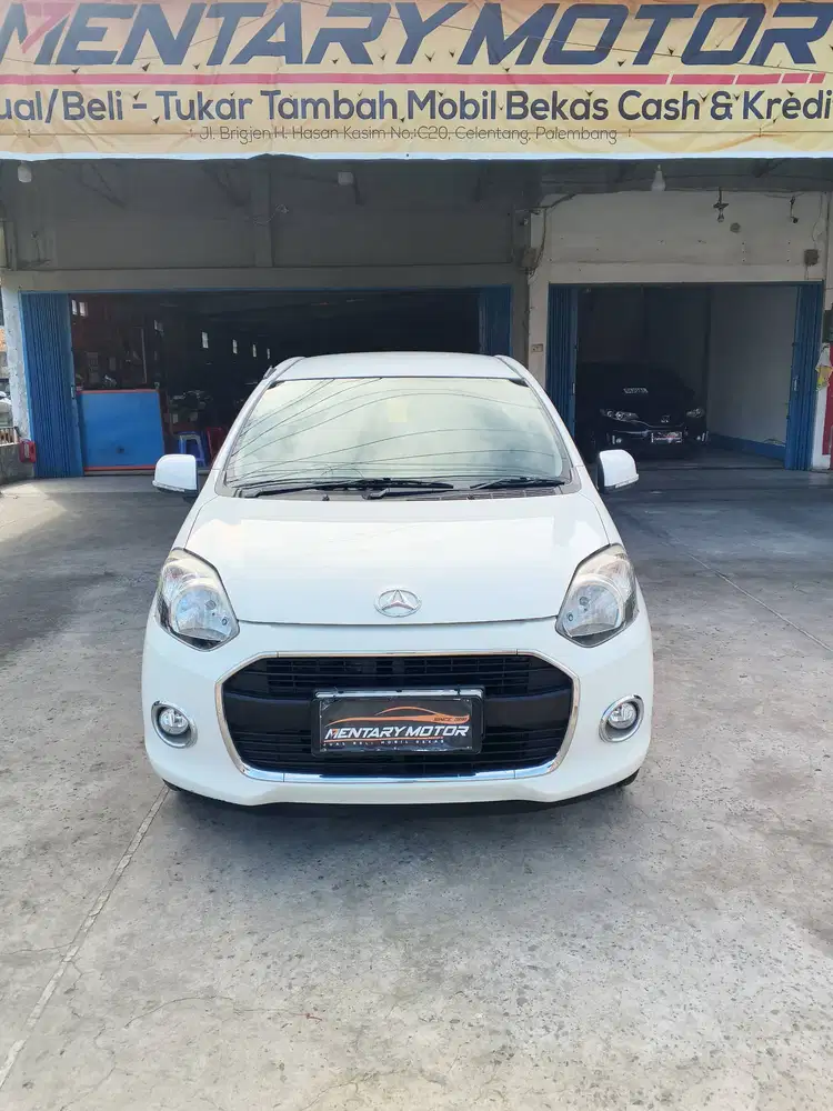 [KM 40RB] Daihatsu Ayla X 1.0 Automatic 2013 Putih Terawat Cash Only