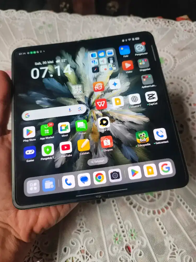 Oppo n5 fold 16/512 100% fungsi normal tanpa kendala