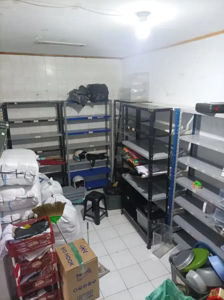 Jual rak besi ukuran 30 isi 5 ambalan ada 18set