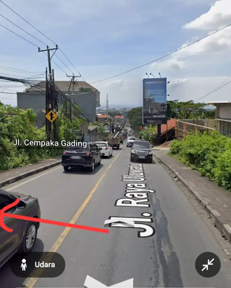 TANAH 6 ARE JALAN RAYA UTAMA ULUWATU DEKAT GWK DAN FURI GADING