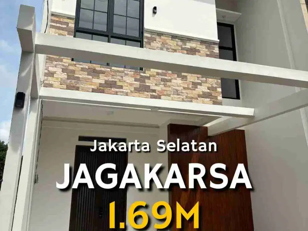 Rumah 2 Lantai 3 Kamar Luas 102m Jagakarsa Dekat Tol Brigif