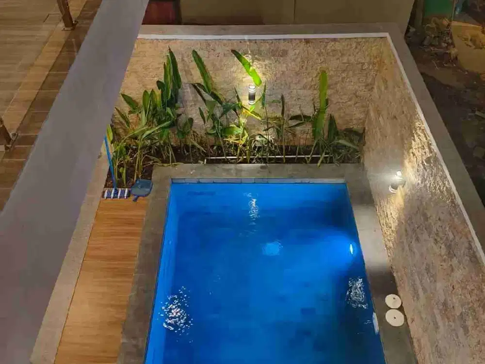 villa modern private pool in ungasan bali