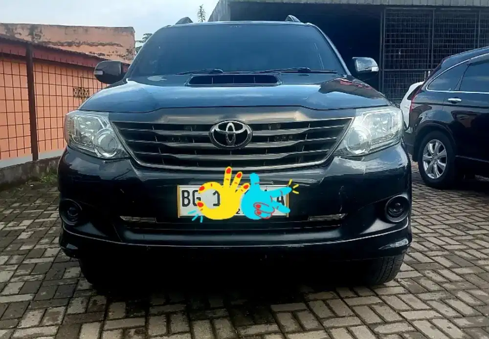 Toyota Fortuner VNT G AT Hitam
Plat BG siap pakai