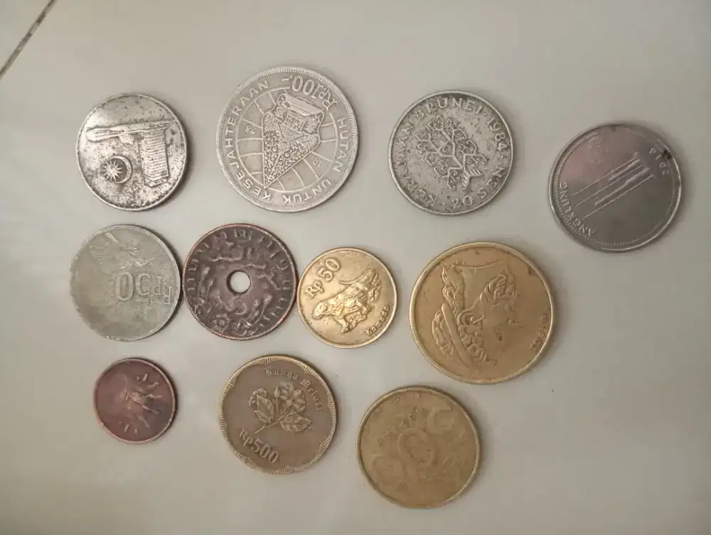 Dijual uang koin jadul