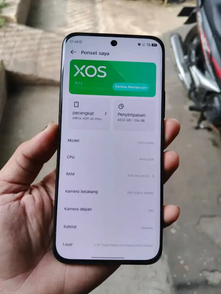 Infinix Hot 60 Pro Plus fullset likenew