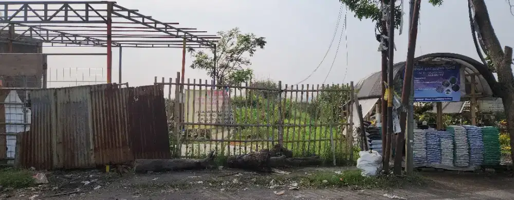 DIJUAL TANAH KAVLING SIAP BANGUN. PINGGIR JALAN RAYA.