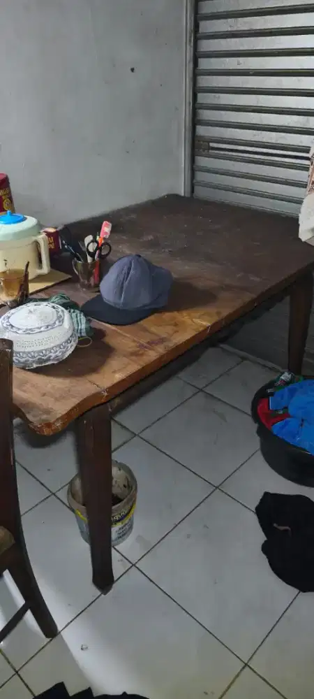 MEJA MAKAN KAYU JATI