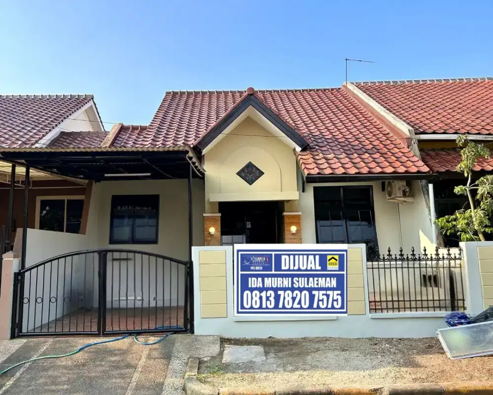 Rumah bagus siao huni dkt tol Bebas Banjir Vila Melati Mas BSD