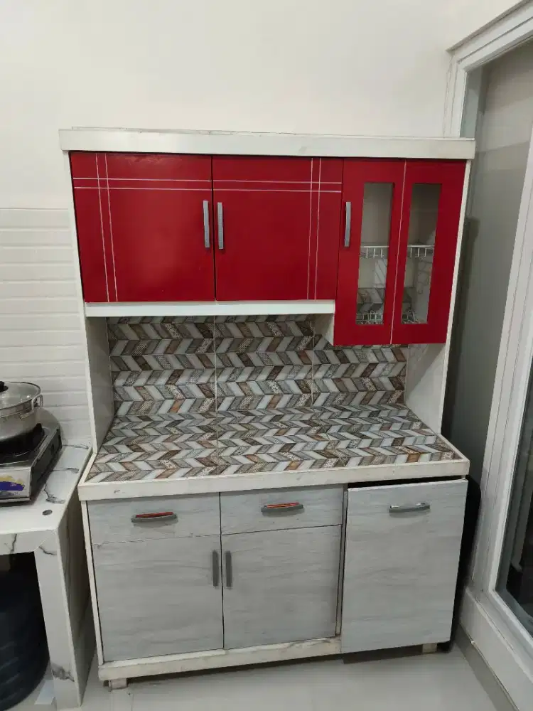 LEMARI DAPUR / RAK DAPUR (FREE ONGKIR KARAWANG KOTA) PRELOVED