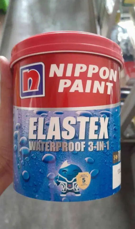 Cat pelapis anti bocor Nippon paint Elastex 3-in-1 1kg