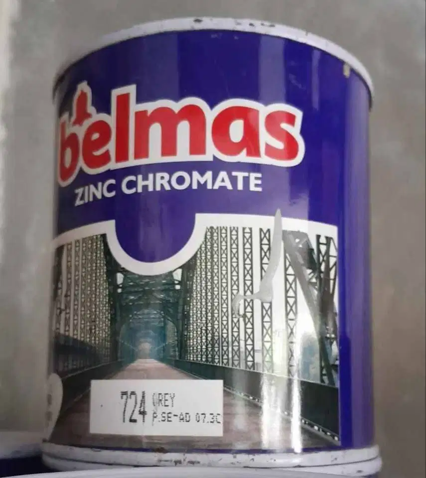Cat dasar anti karat Belmas zinc chromate Grey 724