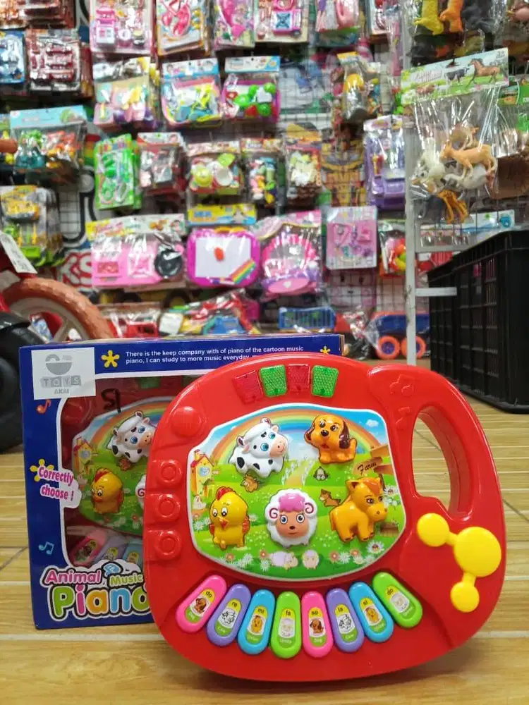 mainan anak piano animal edukasi