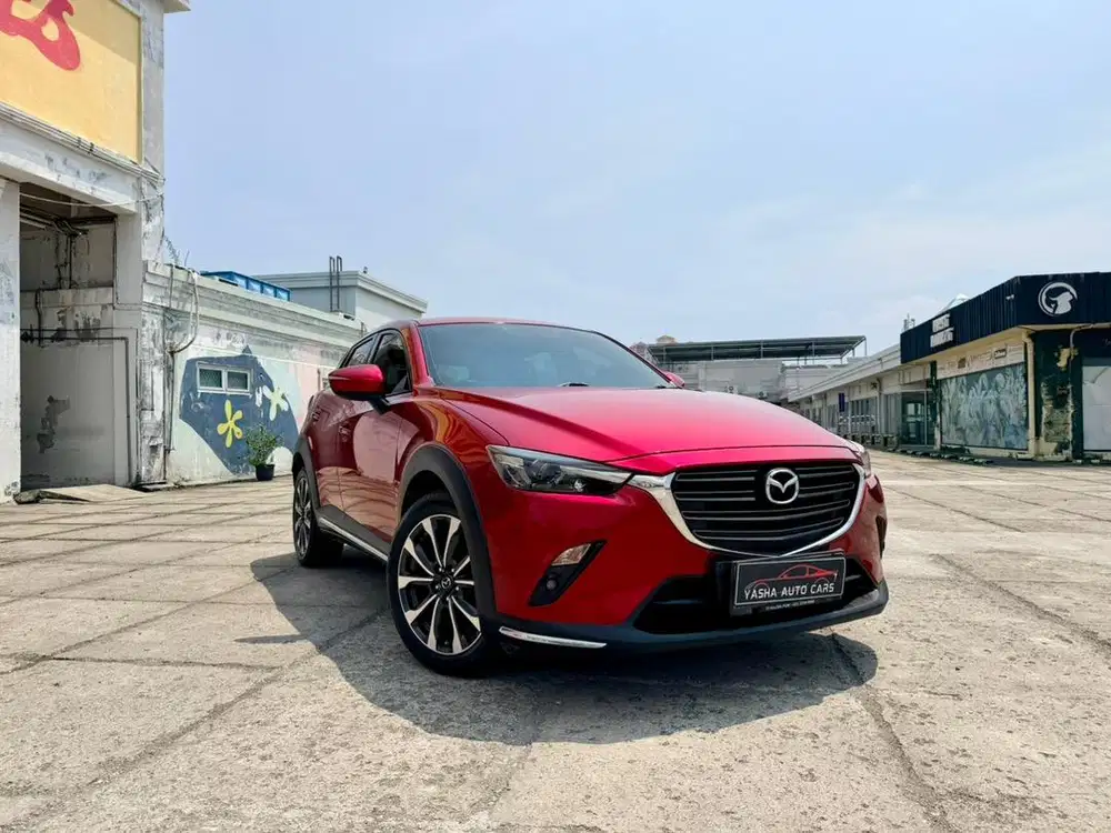 Dijual Cepat Mazda CX3 CX-3 2021 Sport Merah Kilometer Rendah Mulus
