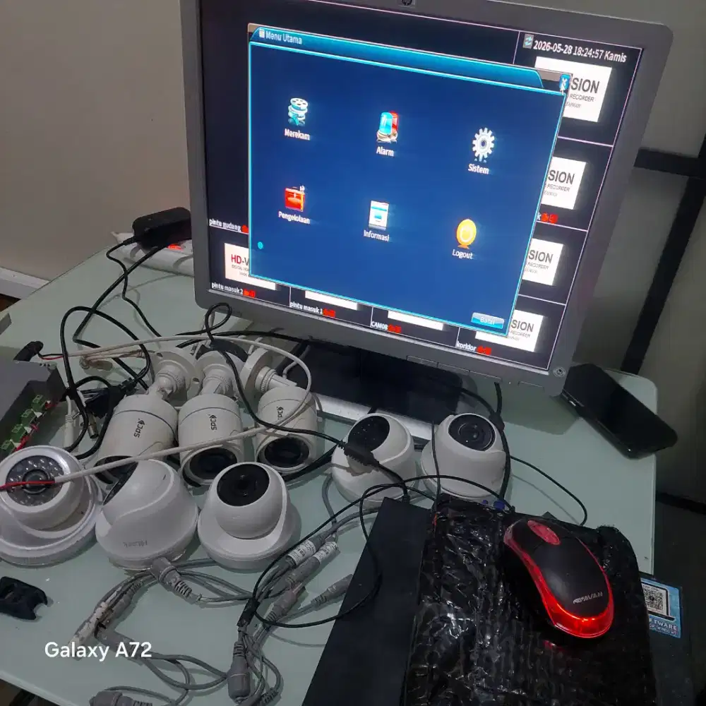 Cctv komplit set 8 kamera 2 mp