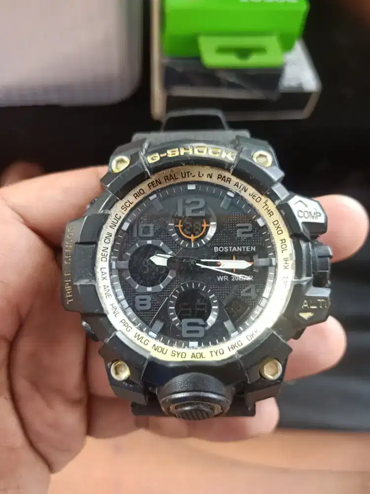 Jam tangan analog+digital merk bostanten