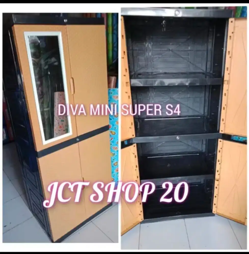 Lemari pelastik bongkar pasang