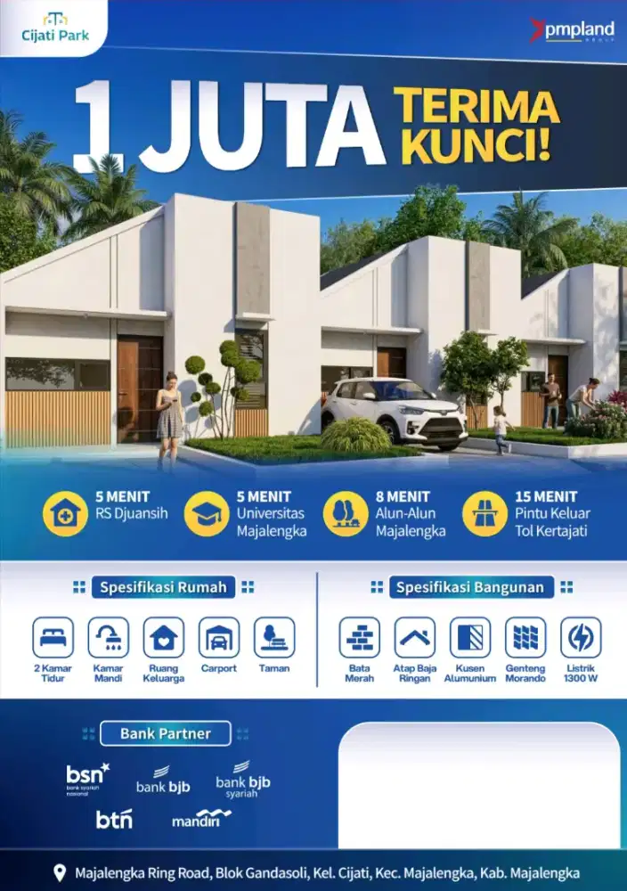 CIJATI PARK MAJALENGKA 1 JUTA TERIMA KUNCI