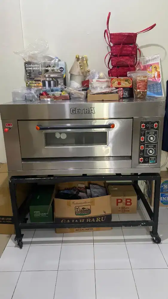 Oven Deck Getra 2tray (bonus rak)
