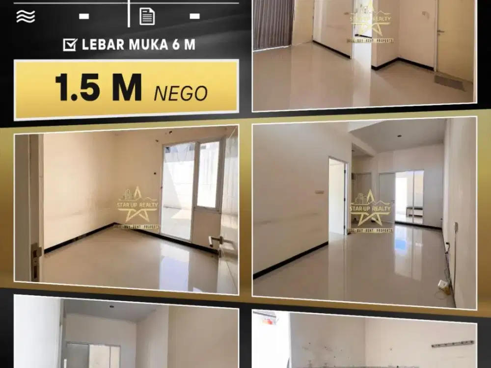 1,5M Dijual cepat rumah TKI V Sommerville lt 114 lb 70 kt 3 km 2