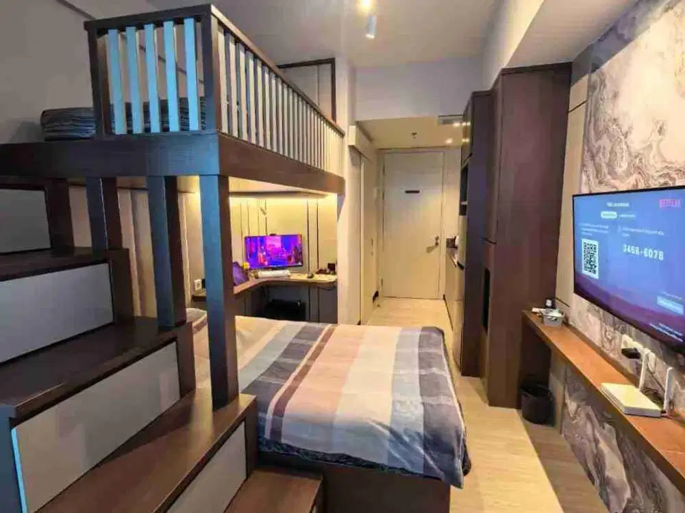 Disewakan amor furnish bagus tipe studio, Pakuwon city mall