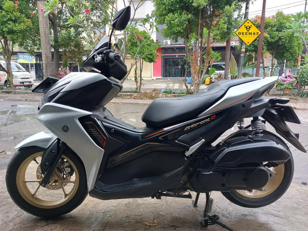 (DP 500 Rb)‼️ Yamaha Aerox ABS Keyless Connected Silver 2024