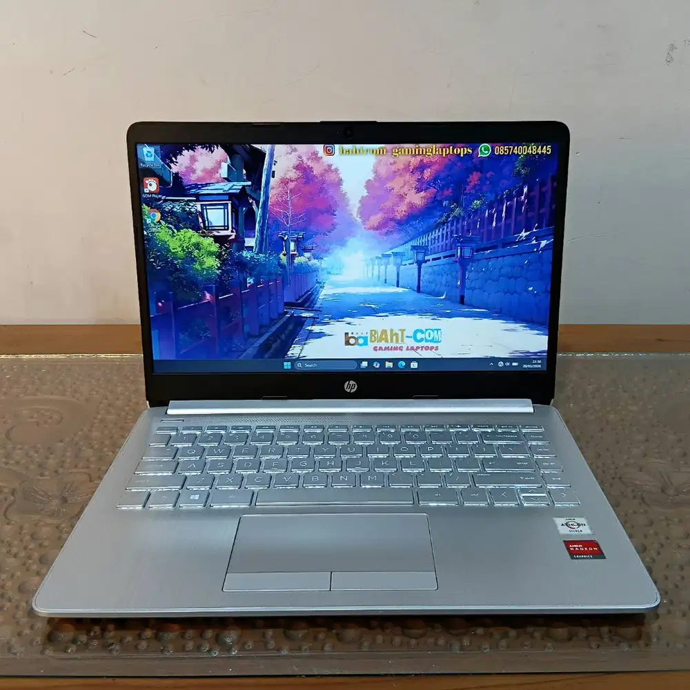 HP14s ATHLON 3050U 8GB 512GB VGA 2GB BACKLIT MULUS